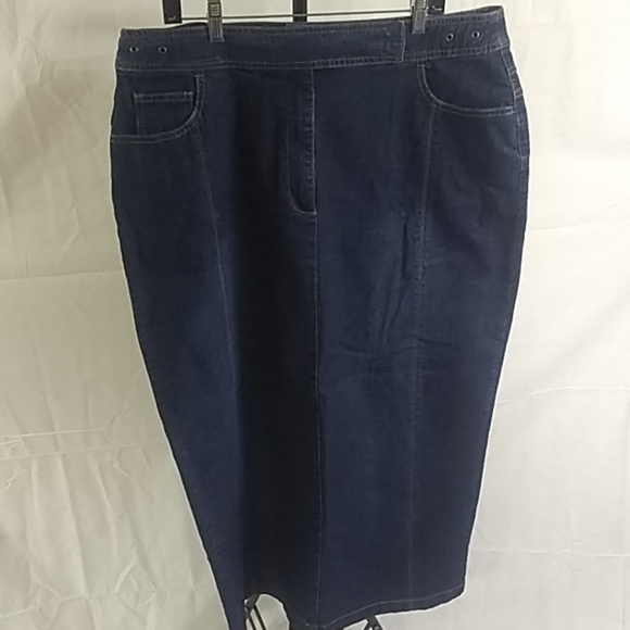 Ashley Stewart Dresses & Skirts - Ashley Stewart Jean Skirt Size 18W